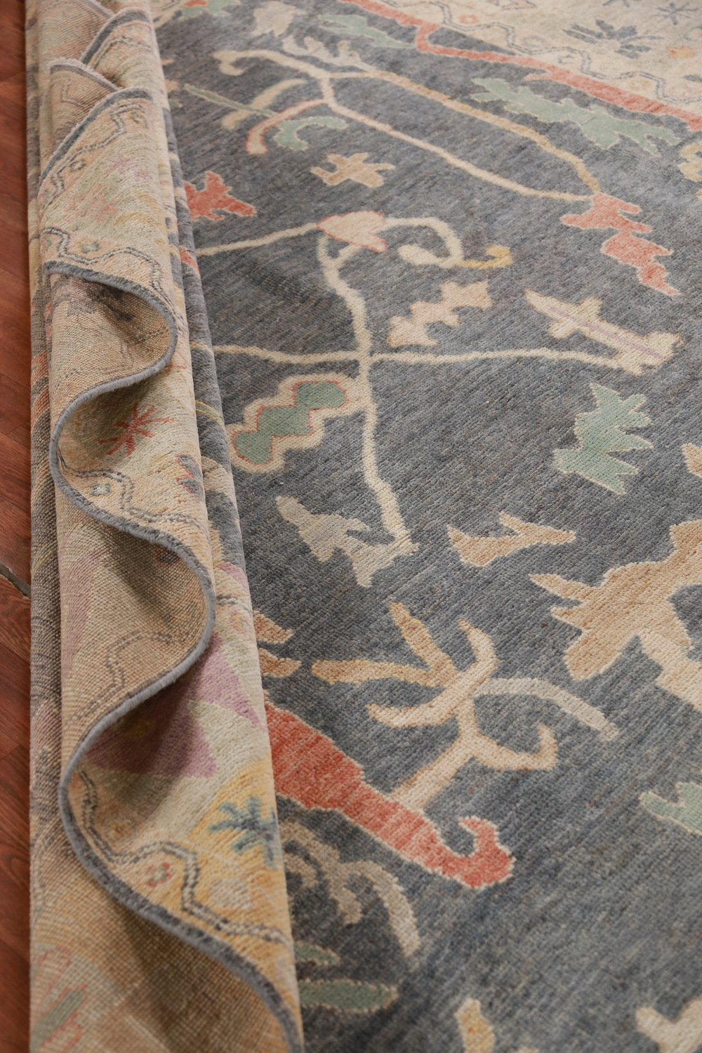 Vegetable Dye Oushak Turkish Area Rug 8x10