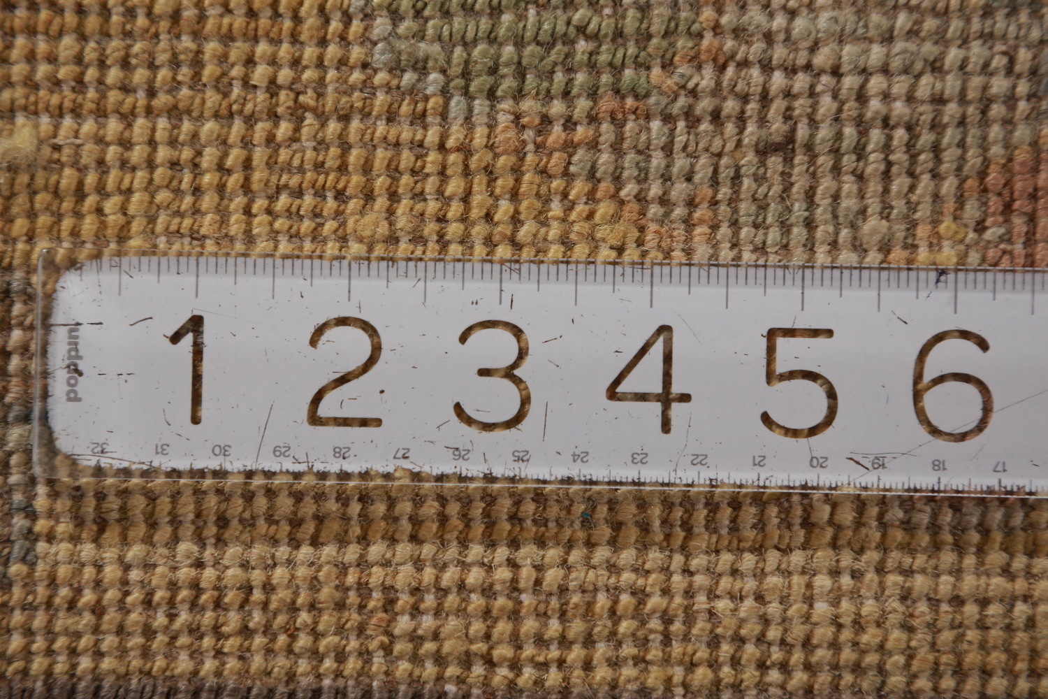 Vegetable Dye Brown Oushak Turkish Area Rug 9x12
