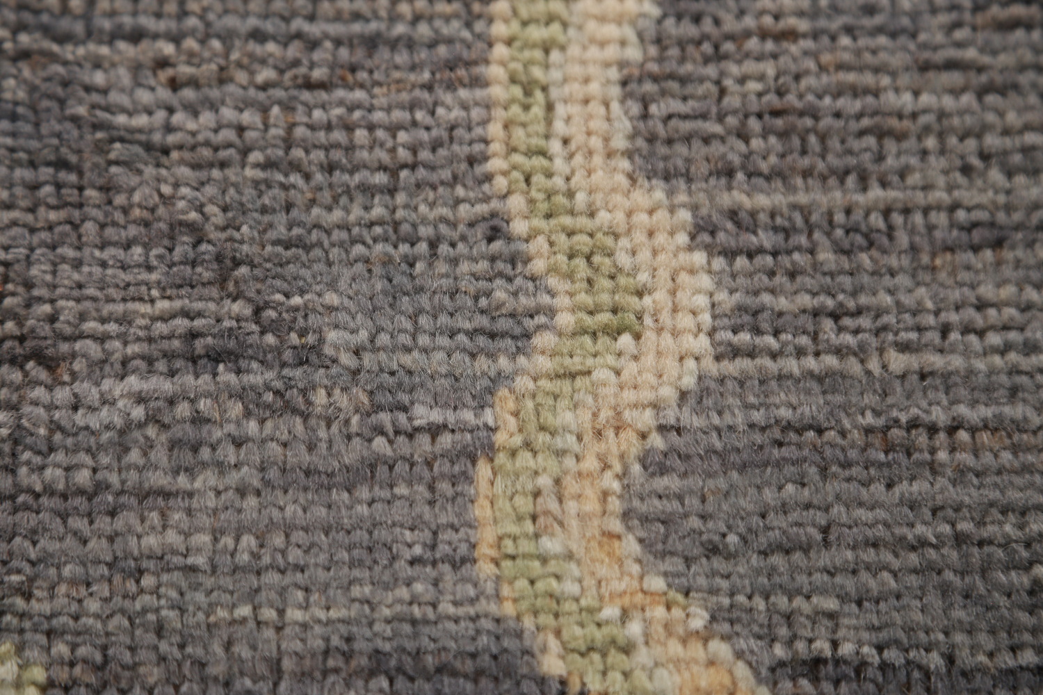 Vegetable Dye Gray Oushak Turkish Area Rug 8x10