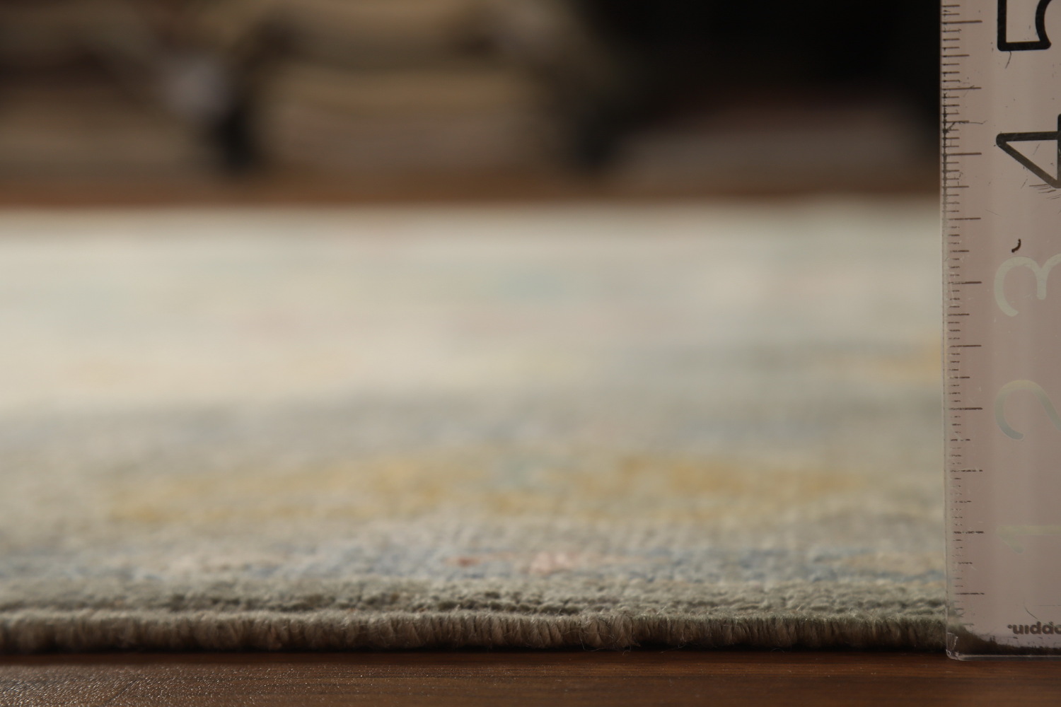 Vegetable Dye Floral Oushak Turkish Area Rug 8x10