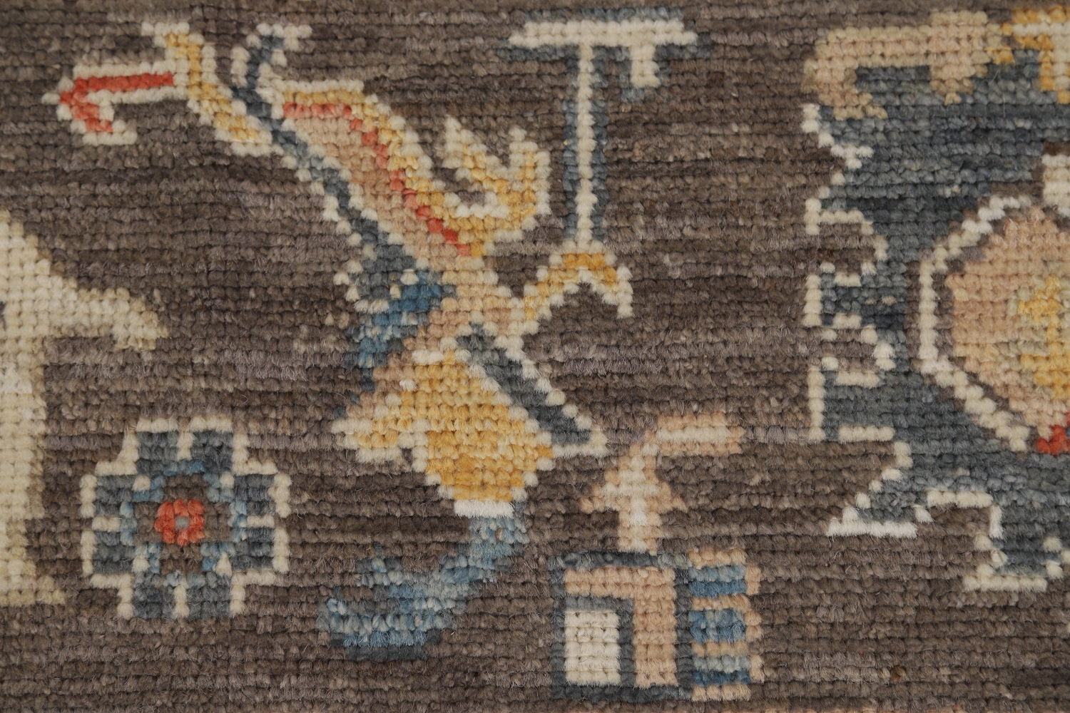 Handmade Blue Oushak Vegetable Dye Area Rug 8x10
