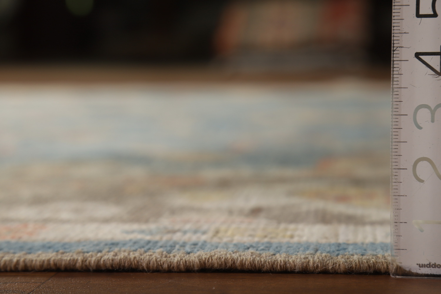Handmade Blue Oushak Vegetable Dye Area Rug 8x10