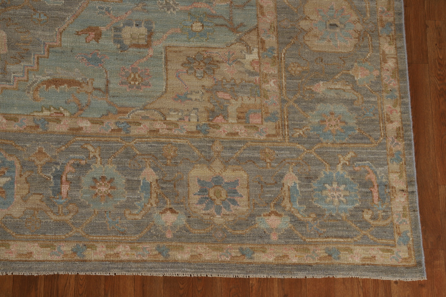 Vegetable Dye Wool Oushak Turkish Area Rug 8x10