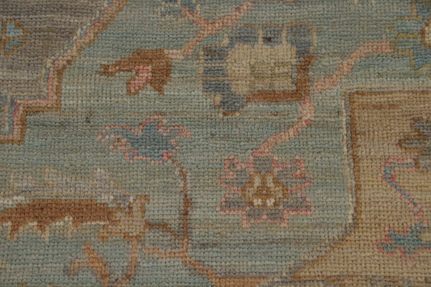 Vegetable Dye Wool Oushak Turkish Area Rug 8x10