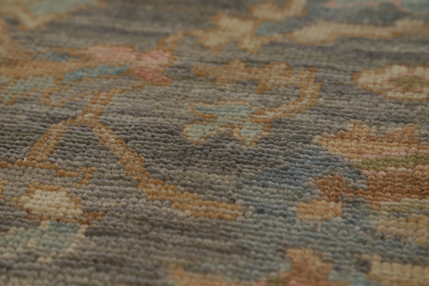 Vegetable Dye Wool Oushak Turkish Area Rug 8x10