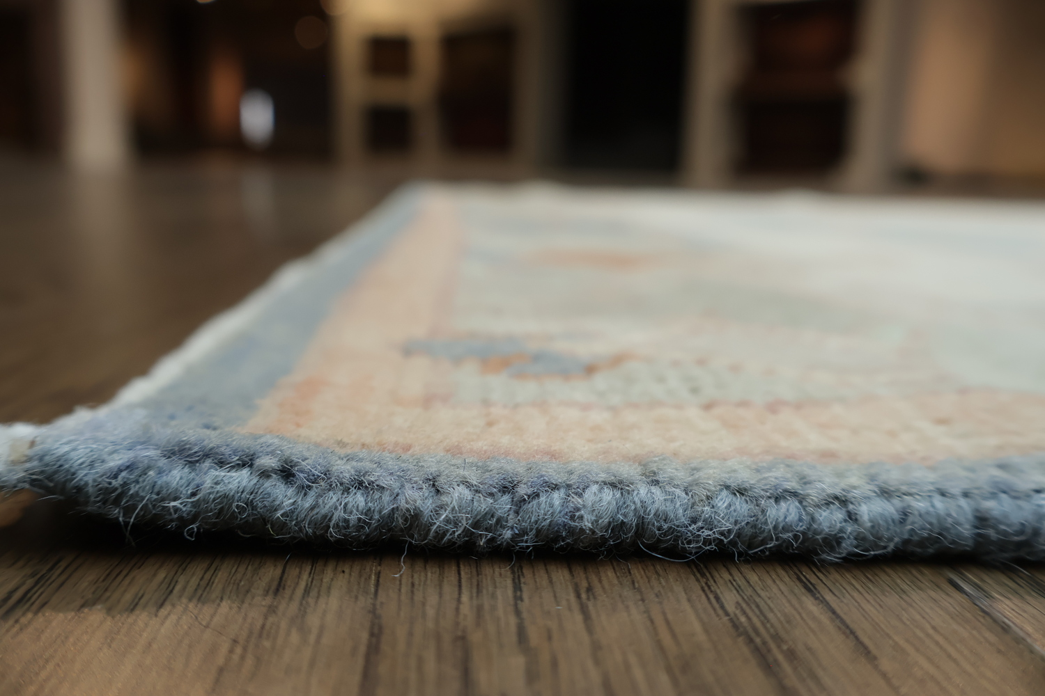 Vegetable Dye Golden Oushak Turkish Rug 4x7