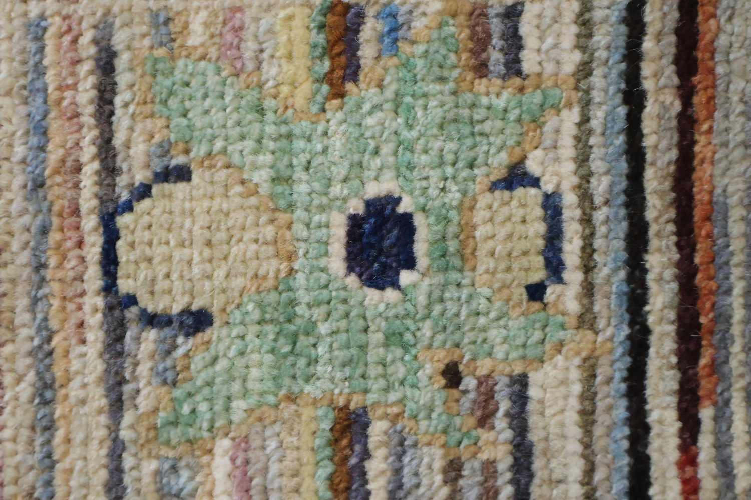 Elegant Turkish Runner Rug with Vintage Charm and Colorful Patterns 3x9 ft