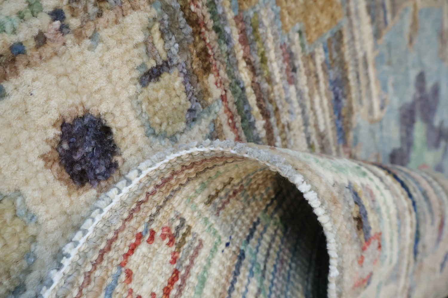 Elegant Turkish Runner Rug with Vintage Charm and Colorful Patterns 3x9 ft