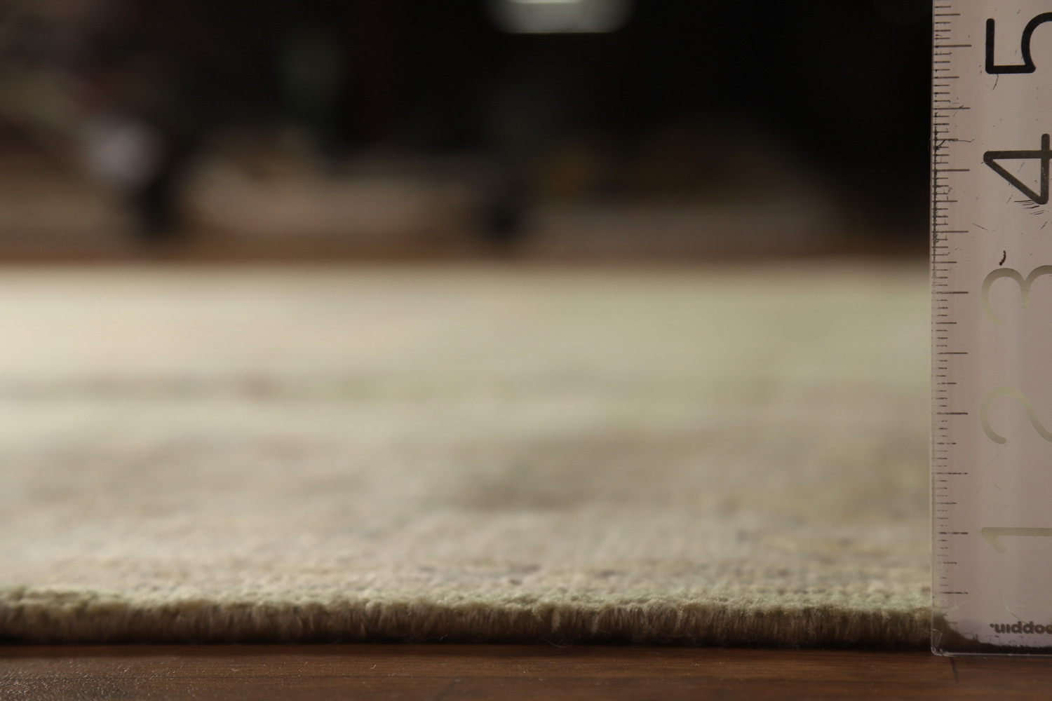 Handmade Green Oushak Vegetable Dye Area Rug 9x12