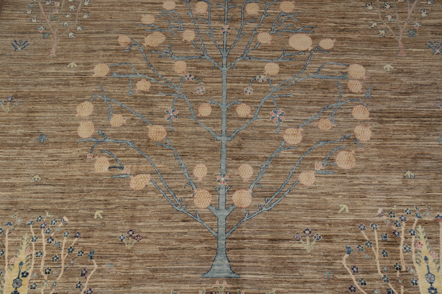 Vegetable Dye Oushak Chobi Turkish Area Rug 8x10