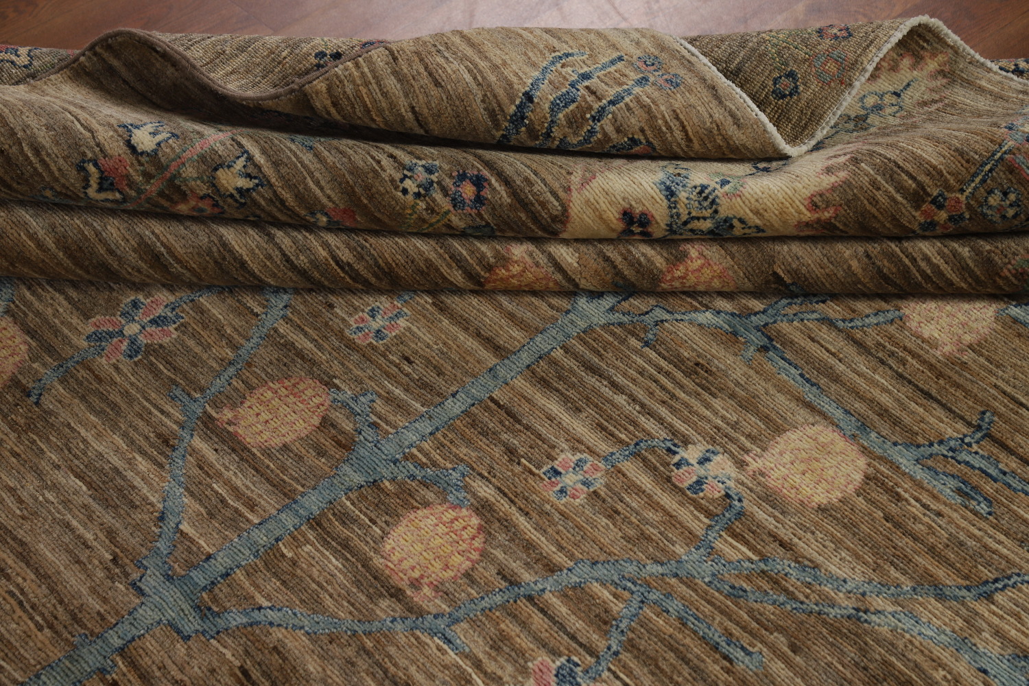 Vegetable Dye Oushak Chobi Turkish Area Rug 8x10