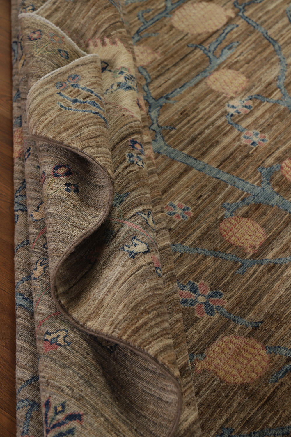 Vegetable Dye Oushak Chobi Turkish Area Rug 8x10