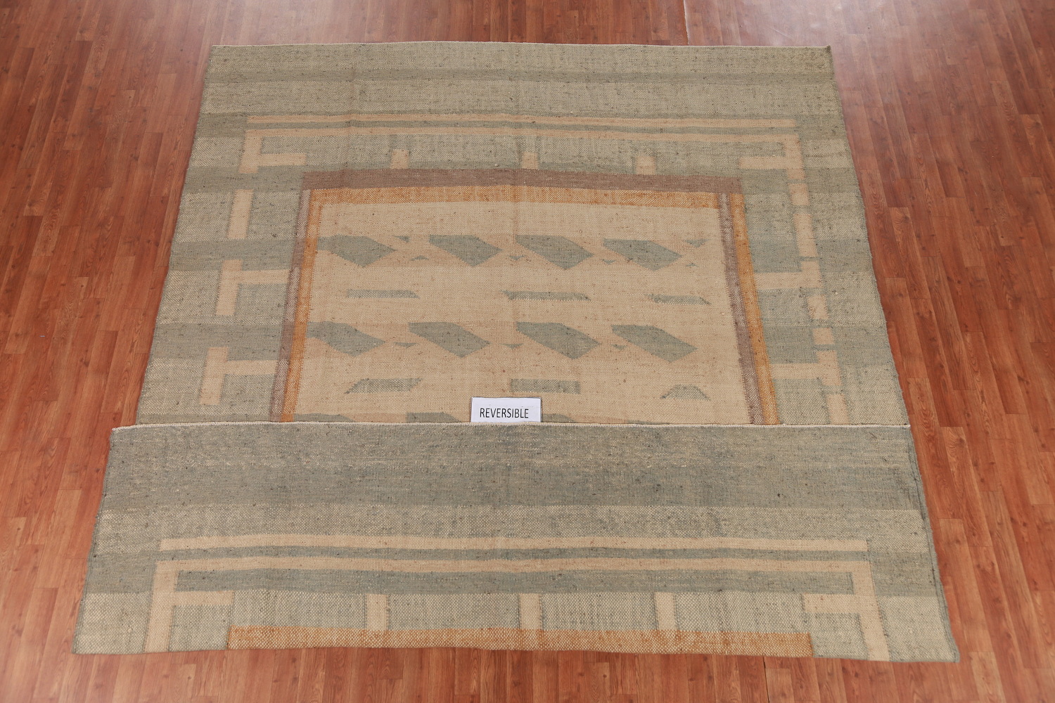 Contemporary Jute Kilim Turkish Area Rug 9x12
