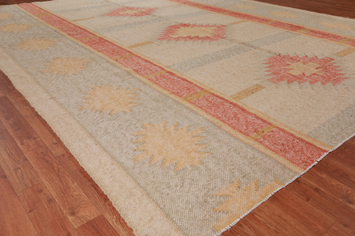 Contemporary Jute Kilim Turkish Area Rug 9x12