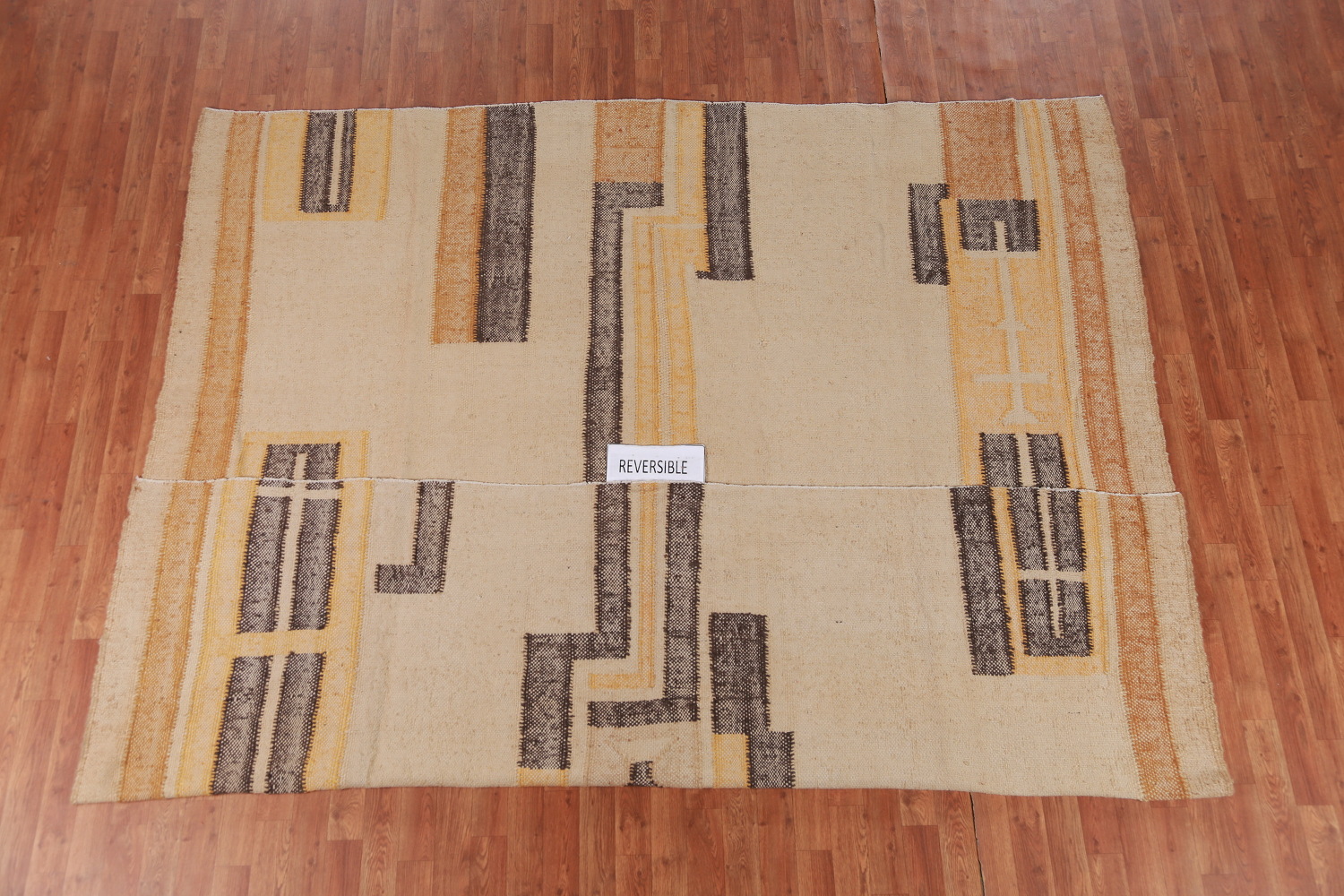 Contemporary Jute Kilim Turkish Square Rug 9x9