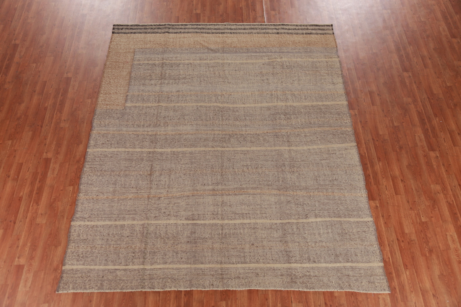 Flat Weave Jute Kilim Turkish Area Rug 8x10