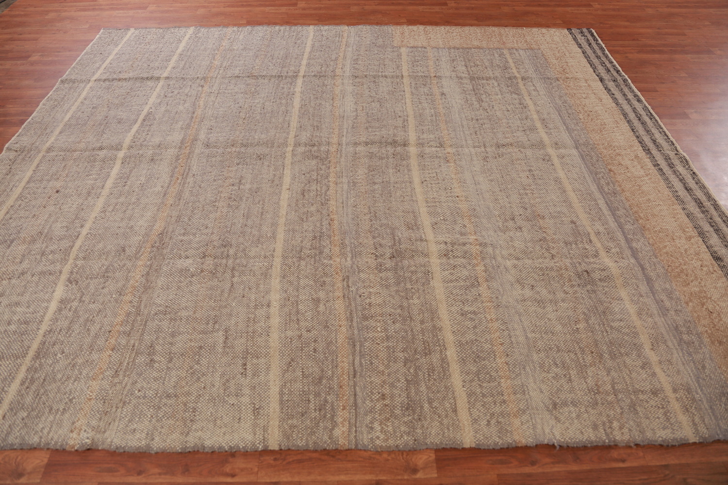 Flat Weave Jute Kilim Turkish Area Rug 8x10