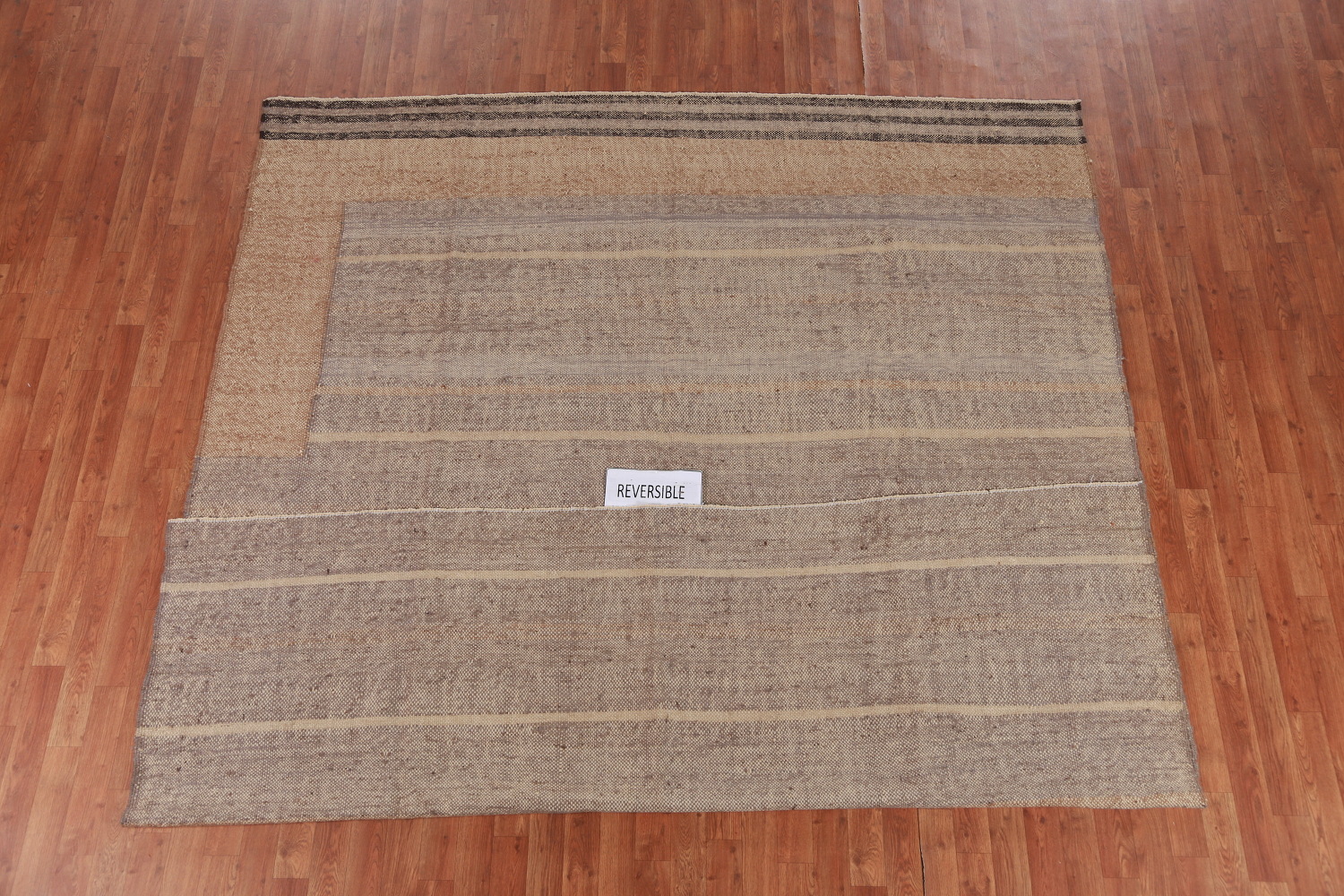 Flat Weave Jute Kilim Turkish Area Rug 8x10