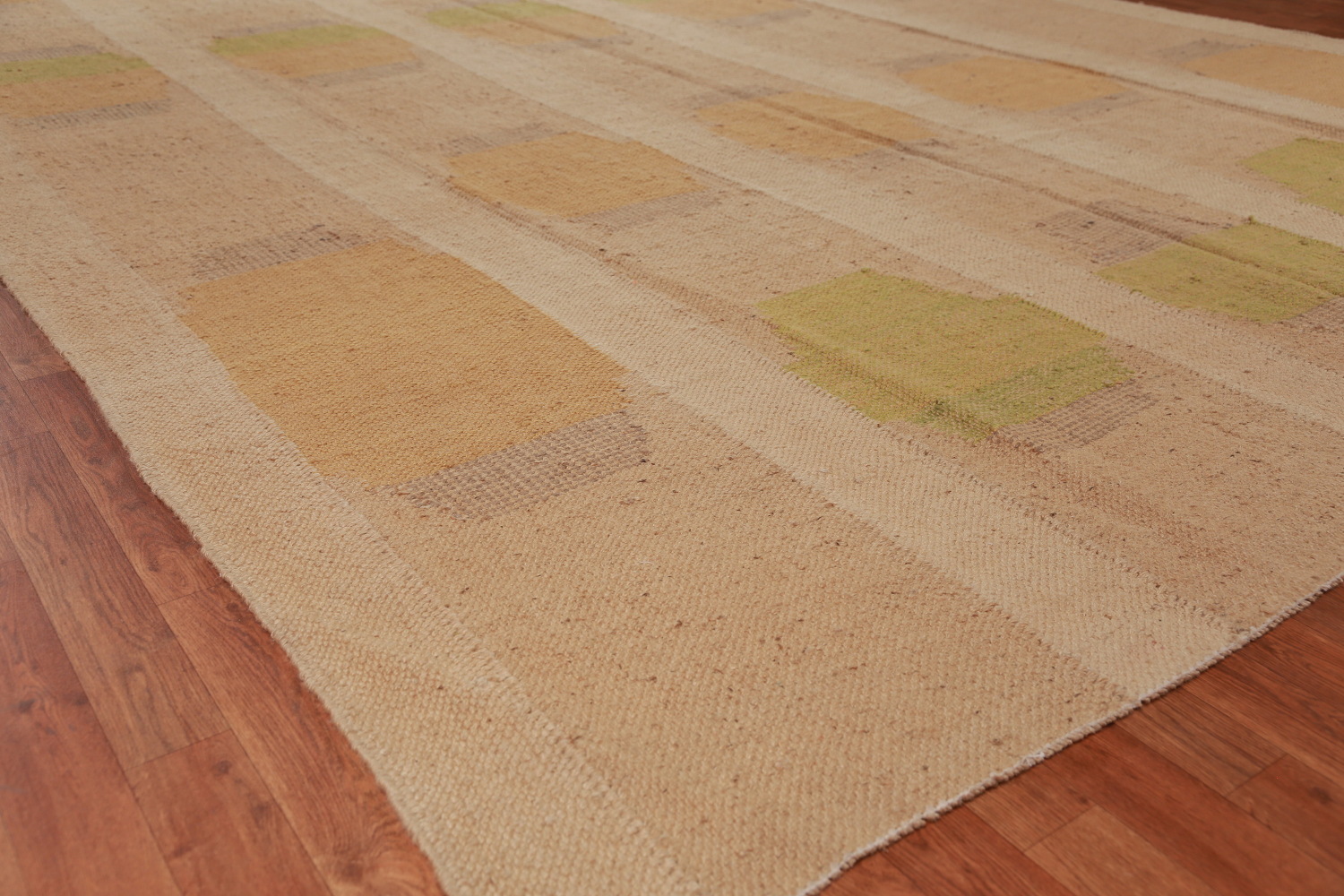 Vegetable Dye Jute Kilim Turkish Large Rug 10x14