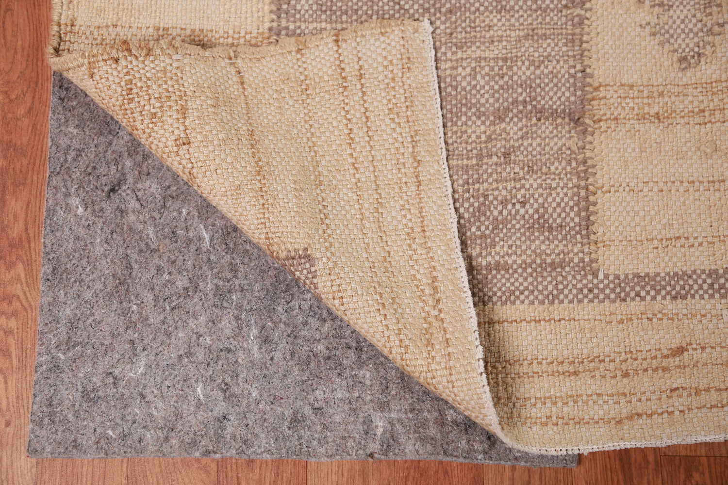 Flat Weave Modern Jute Kilim Vegetable Dye Area Rug 9x11