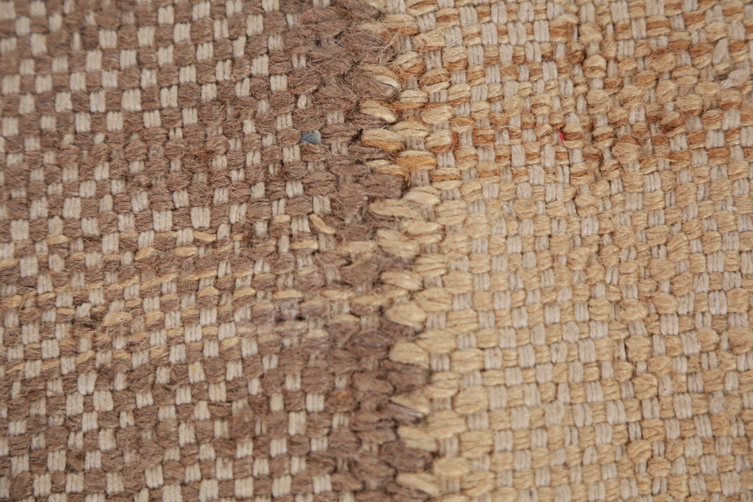 Flat Weave Modern Jute Kilim Vegetable Dye Area Rug 9x11