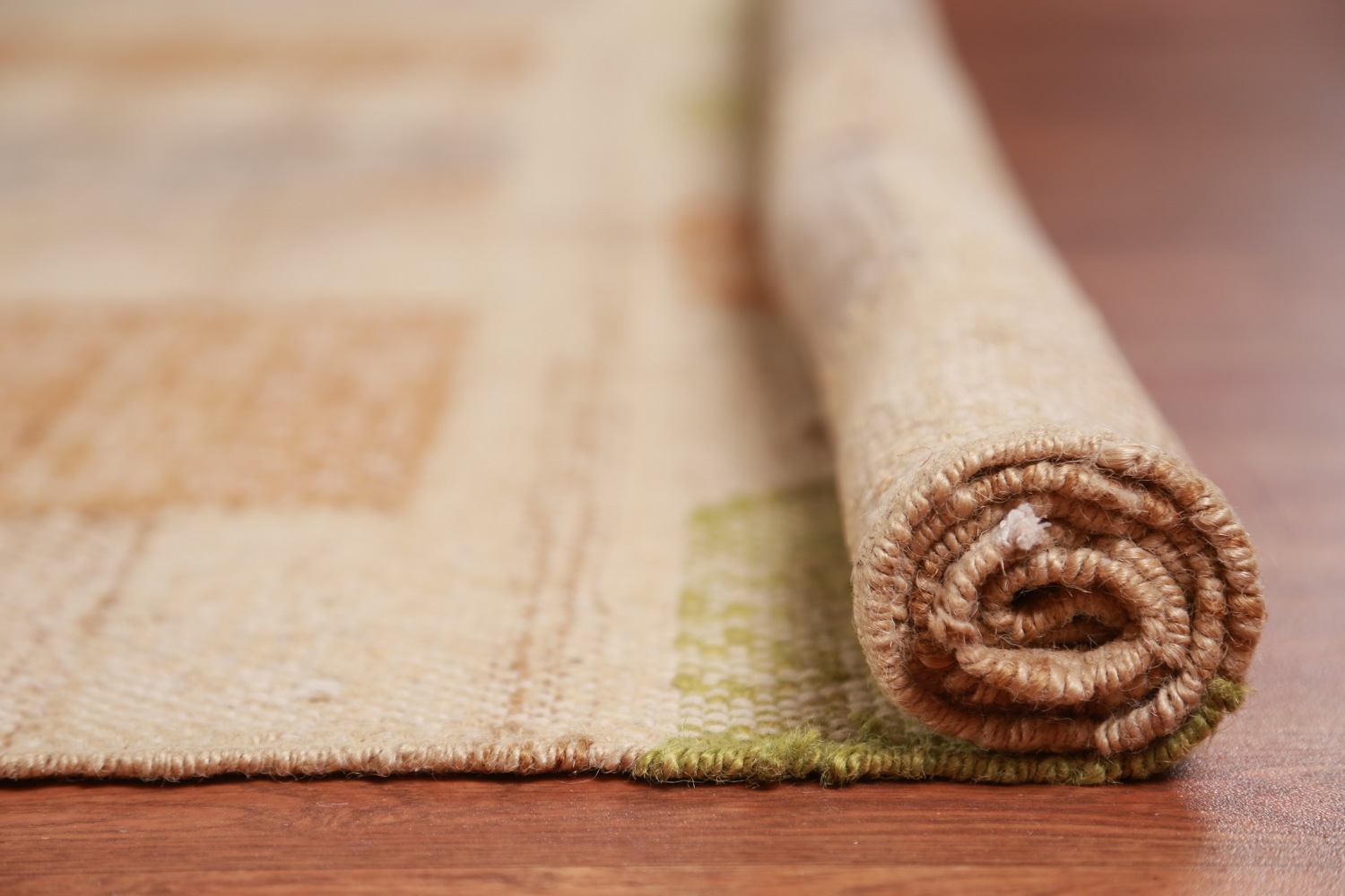 Flat Weave Modern Jute Kilim Vegetable Dye Area Rug 9x11