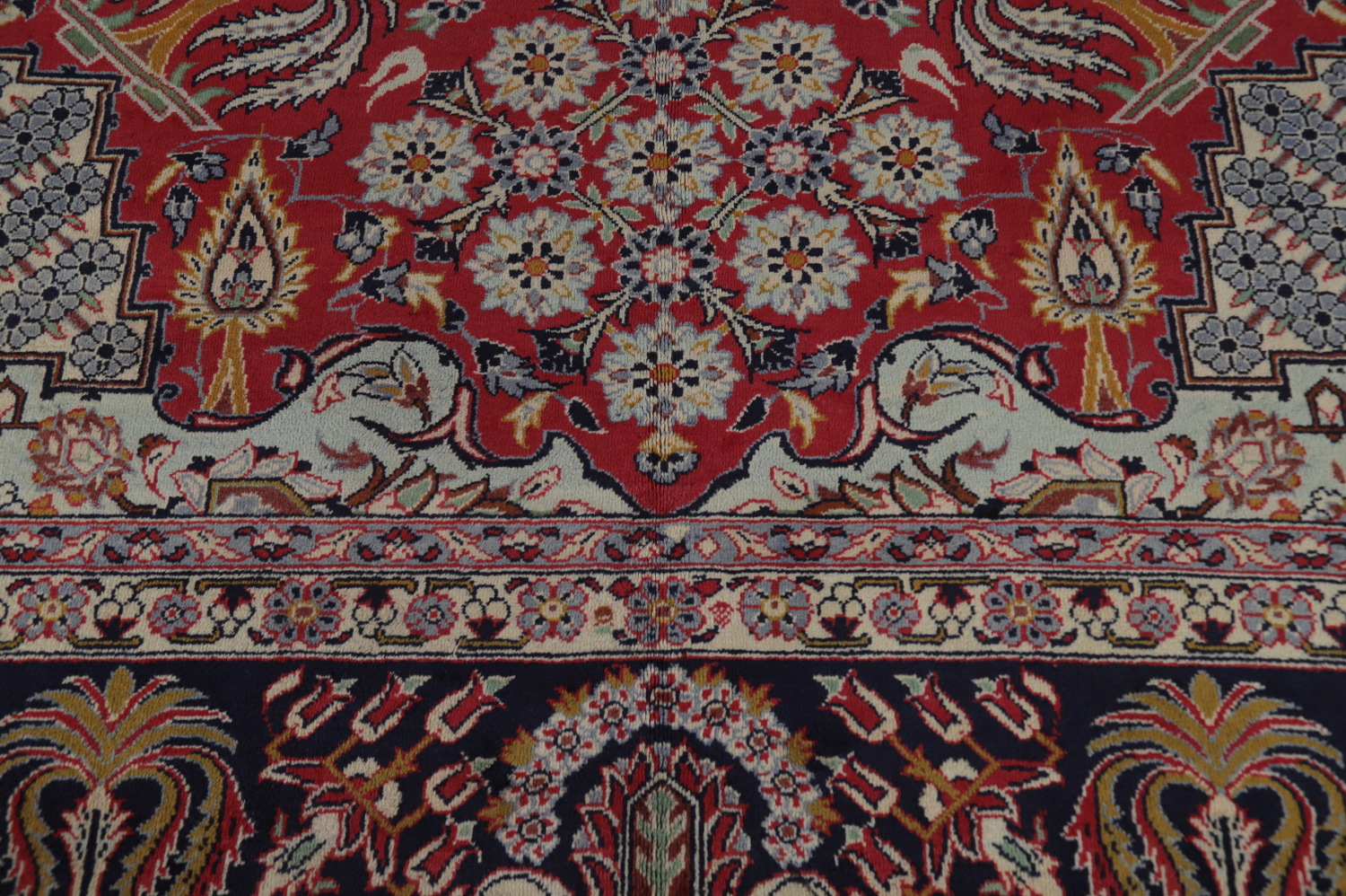 Vintage Floral Najafabad Persian Large Rug 10x16
