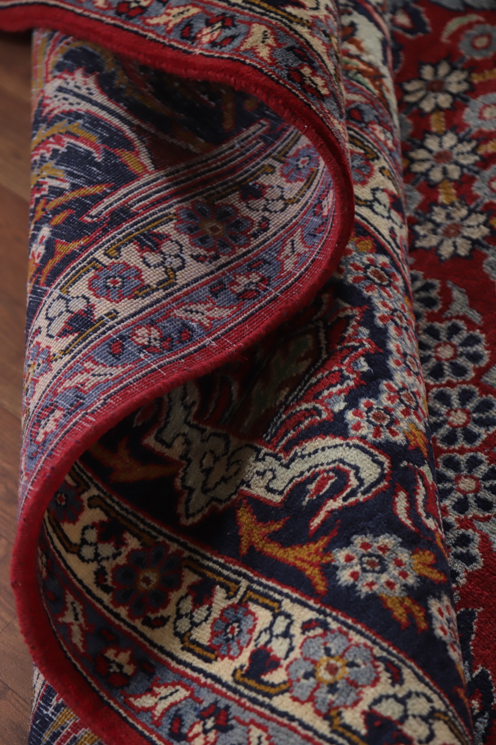 Vintage Floral Najafabad Persian Large Rug 10x16