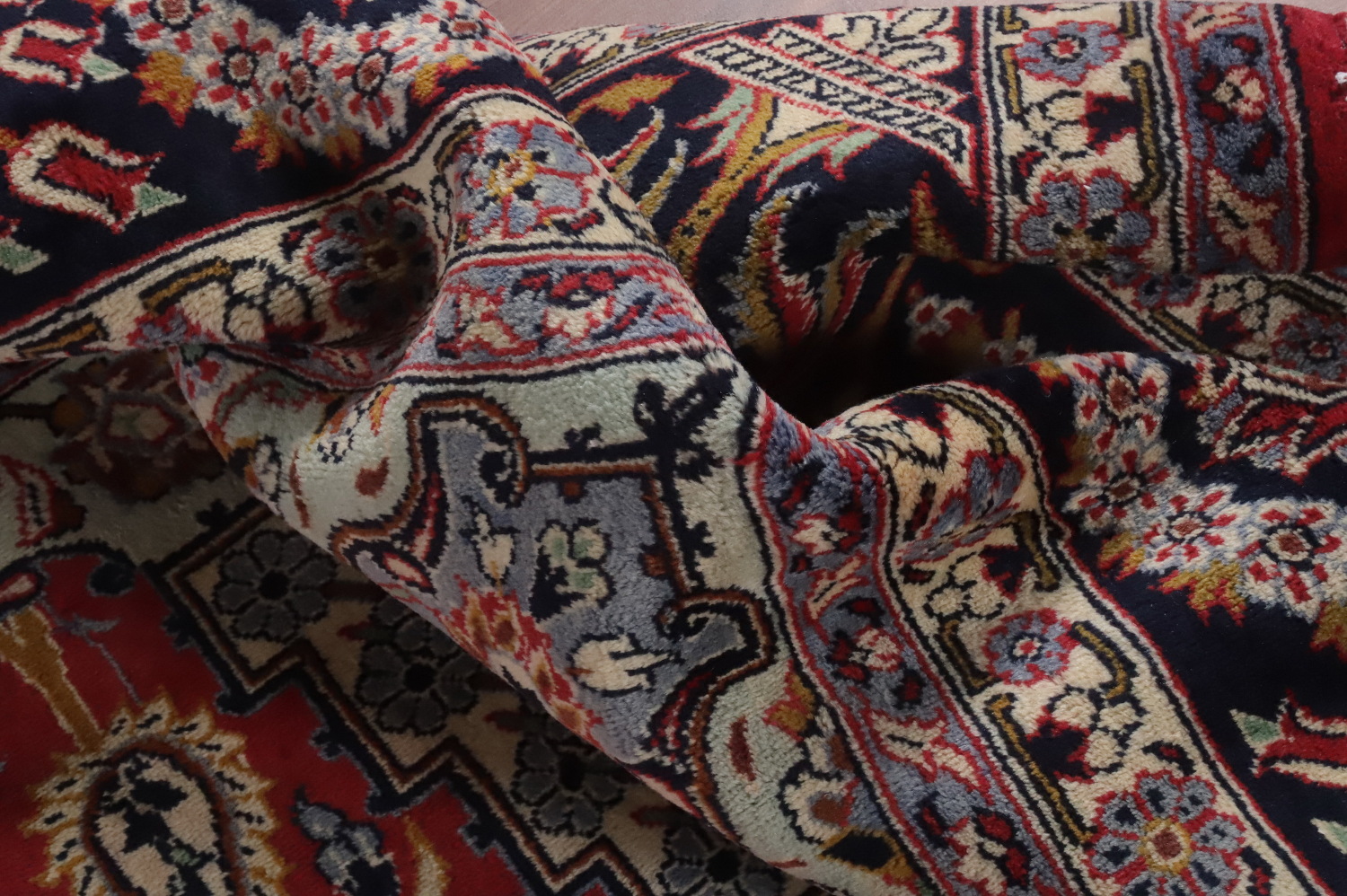 Vintage Floral Najafabad Persian Large Rug 10x16