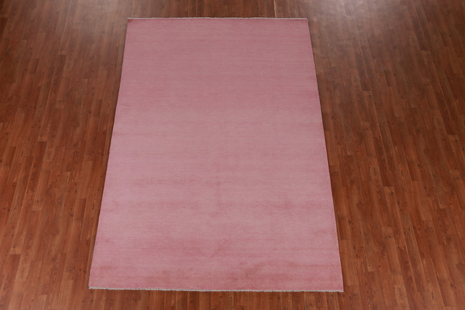 Light Pink Modern Gabbeh Vegetable Dye Area Rug 6x9