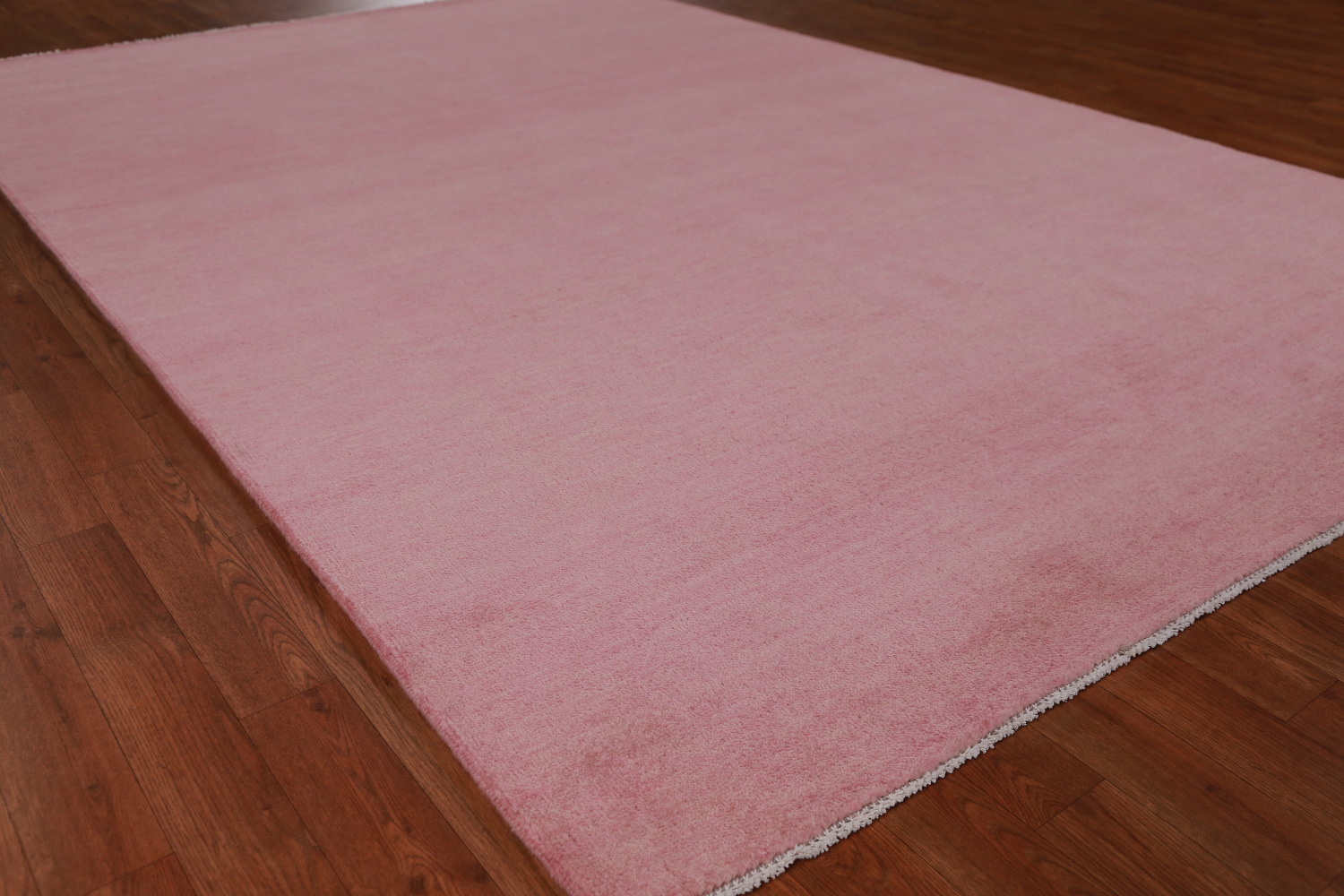 Light Pink Modern Gabbeh Vegetable Dye Area Rug 6x9