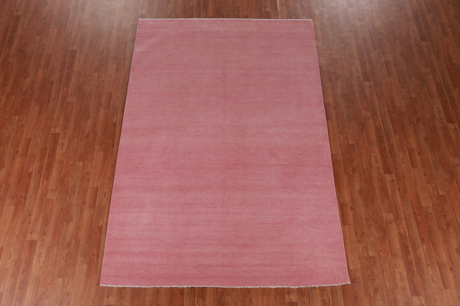 Light Pink Modern Gabbeh Vegetable Dye Area Rug 6x9