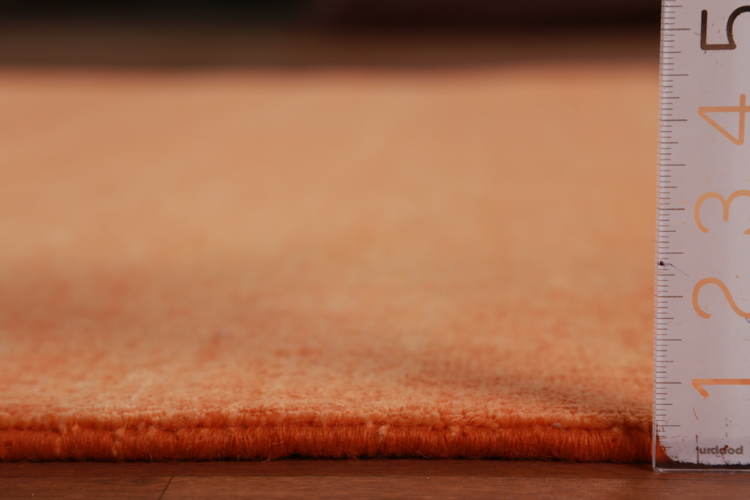 Orange Modern Gabbeh Vegetable Dye Area Rug 6x9