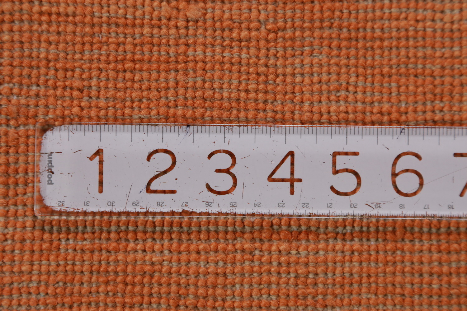 Orange Modern Gabbeh Vegetable Dye Area Rug 6x9