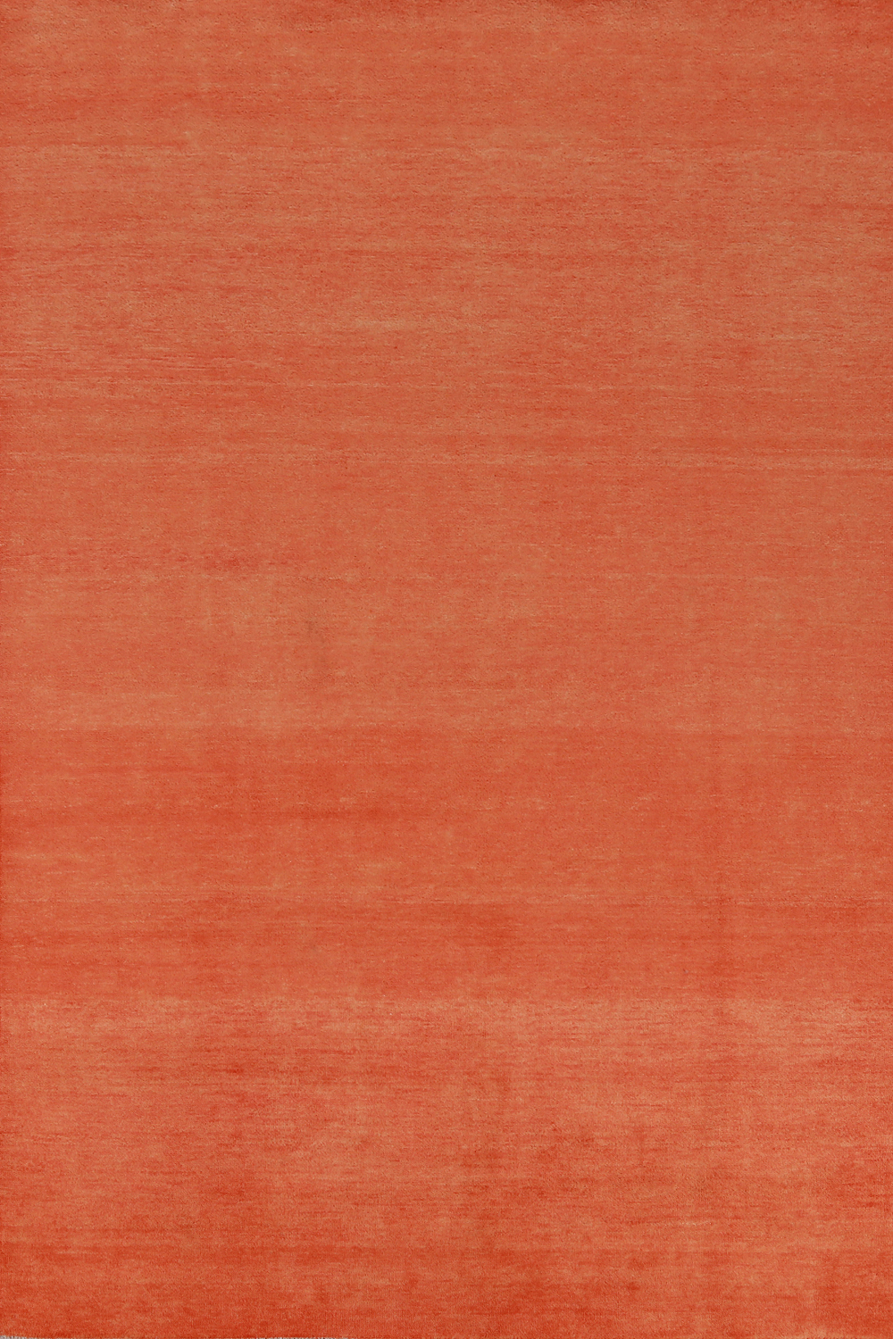 Orange Wool Modern Gabbeh Vegetable Dye Area Rug 6x9