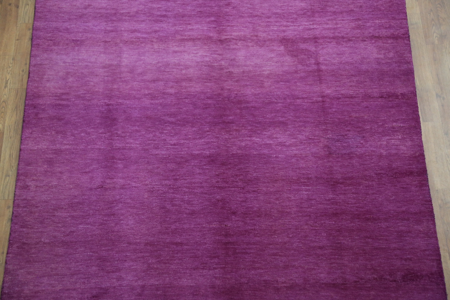 Modern Wool Purple Royal Gabbeh Vegetable Dye Area Rug 6x9