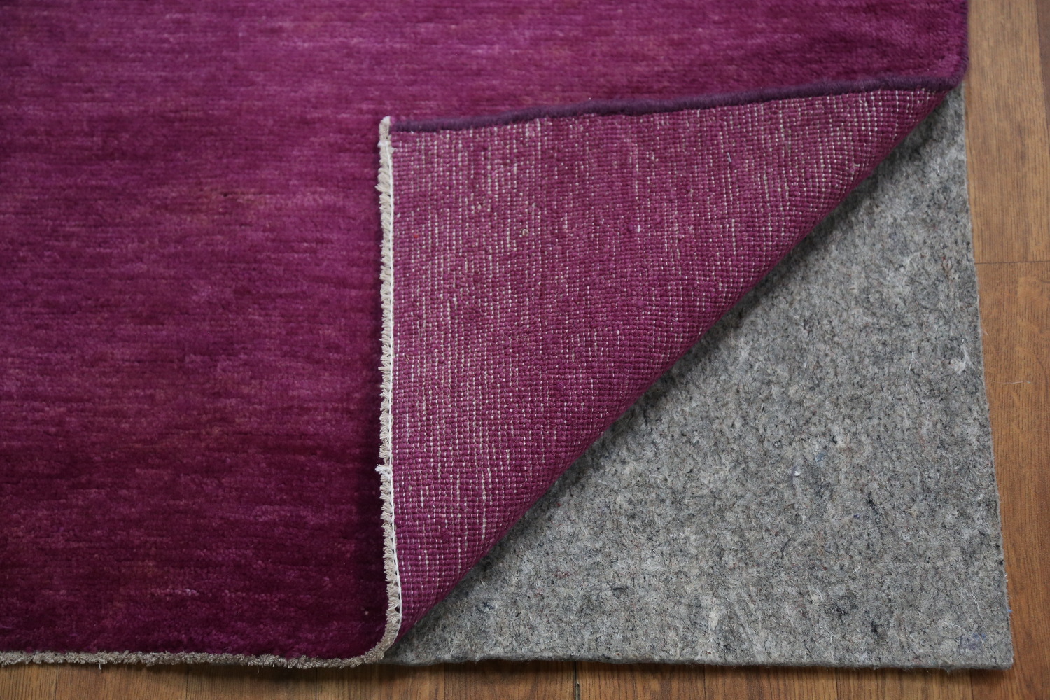 Modern Wool Purple Royal Gabbeh Vegetable Dye Area Rug 6x9