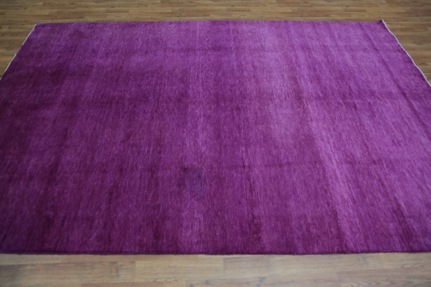 Modern Wool Purple Royal Gabbeh Vegetable Dye Area Rug 6x9