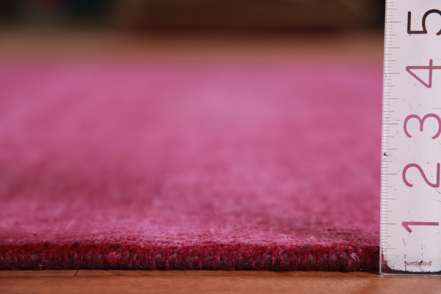 Modern Wool Purple Royal Gabbeh Vegetable Dye Area Rug 6x9