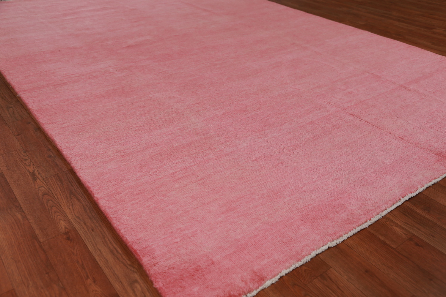 Contemporary Pink Gabbeh Vegetable Dye Area Rug 6x9