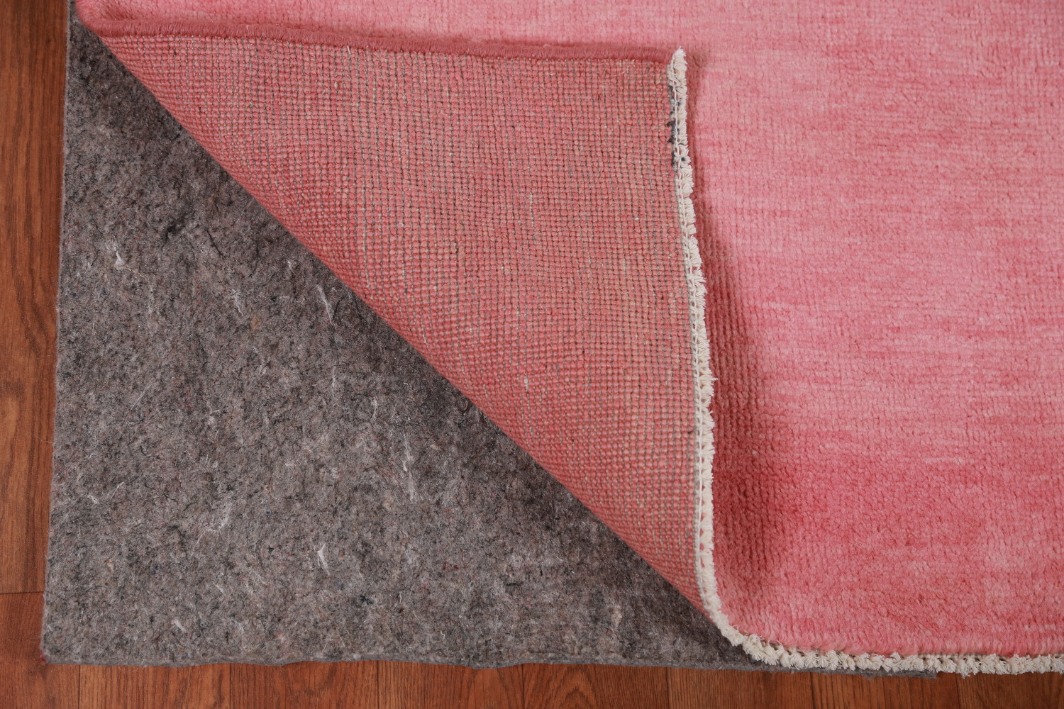 Contemporary Pink Gabbeh Vegetable Dye Area Rug 6x9