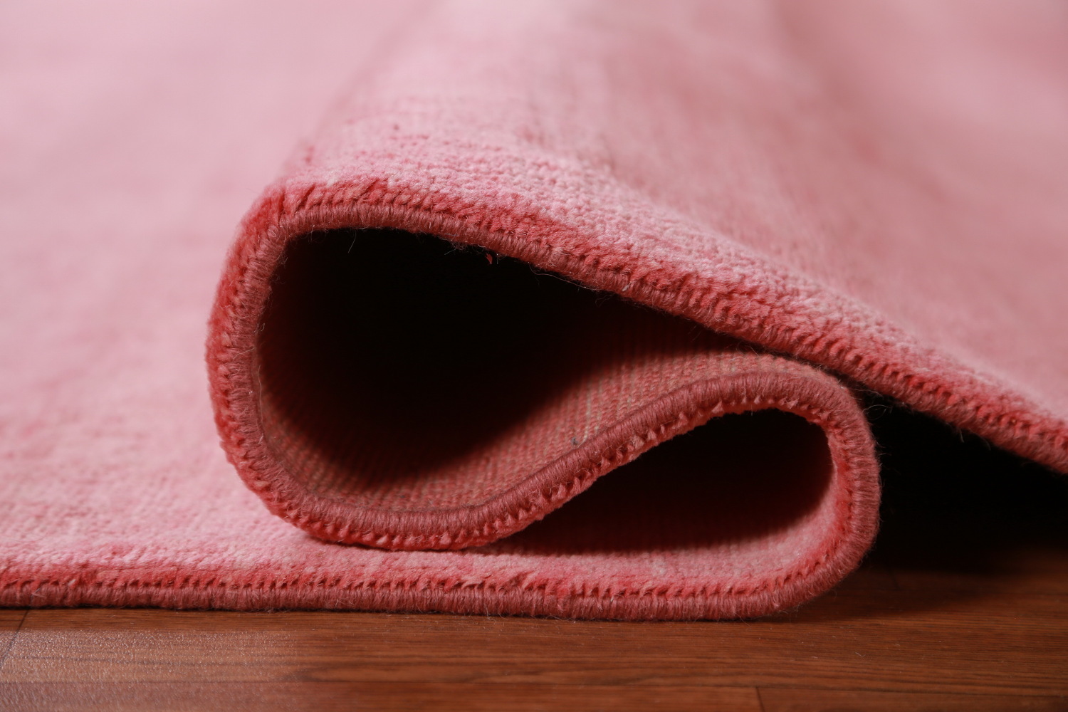 Contemporary Pink Gabbeh Vegetable Dye Area Rug 6x9