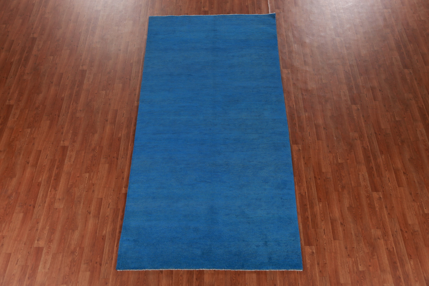 Vegetable Dye Blue Gabbeh Persian Area Rug 5x10
