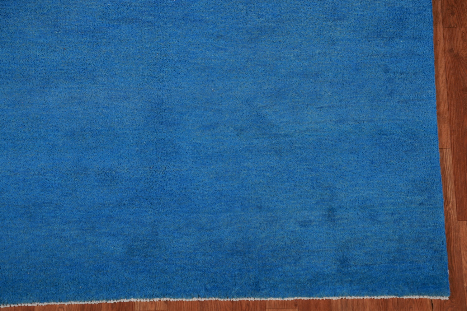 Vegetable Dye Blue Gabbeh Persian Area Rug 5x10