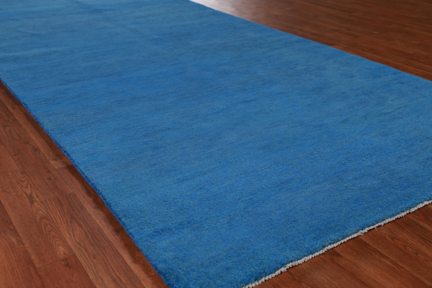 Vegetable Dye Blue Gabbeh Persian Area Rug 5x10