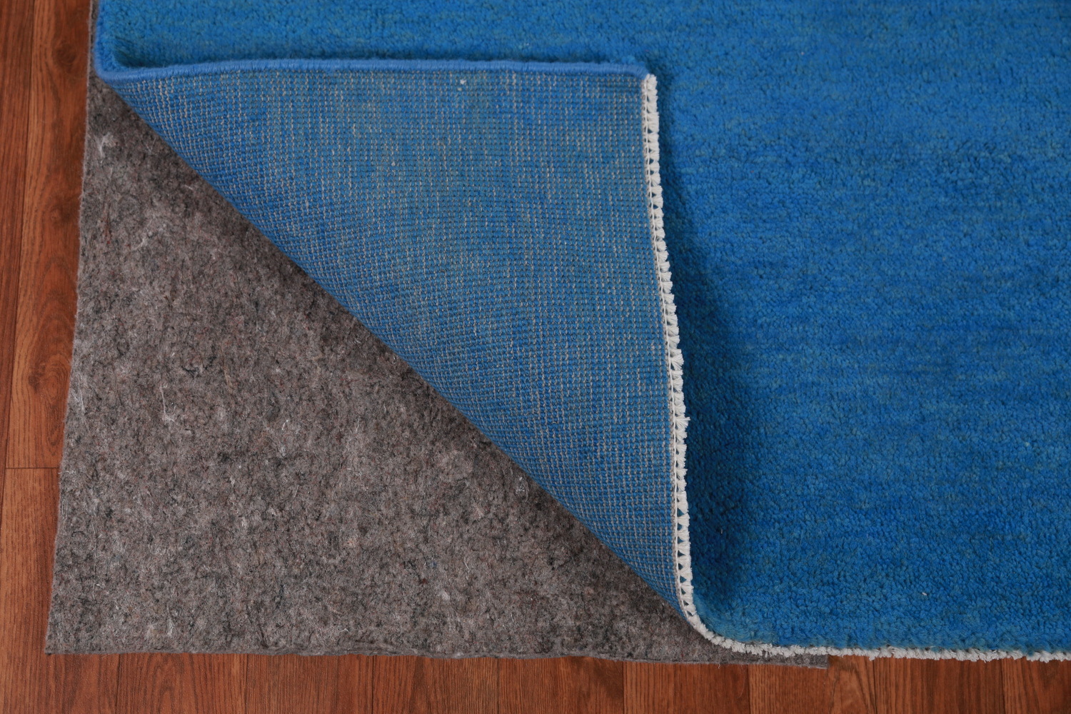 Vegetable Dye Blue Gabbeh Persian Area Rug 5x10