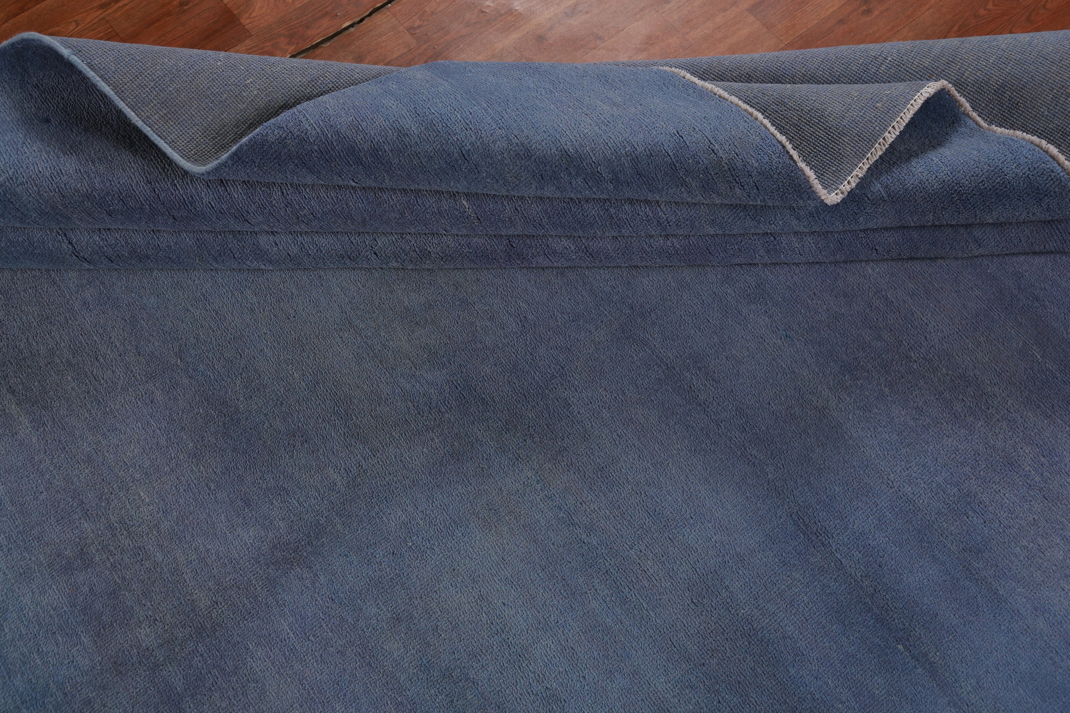 Blue Purple Gabbeh Vegetable Dye Area Rug 10x13