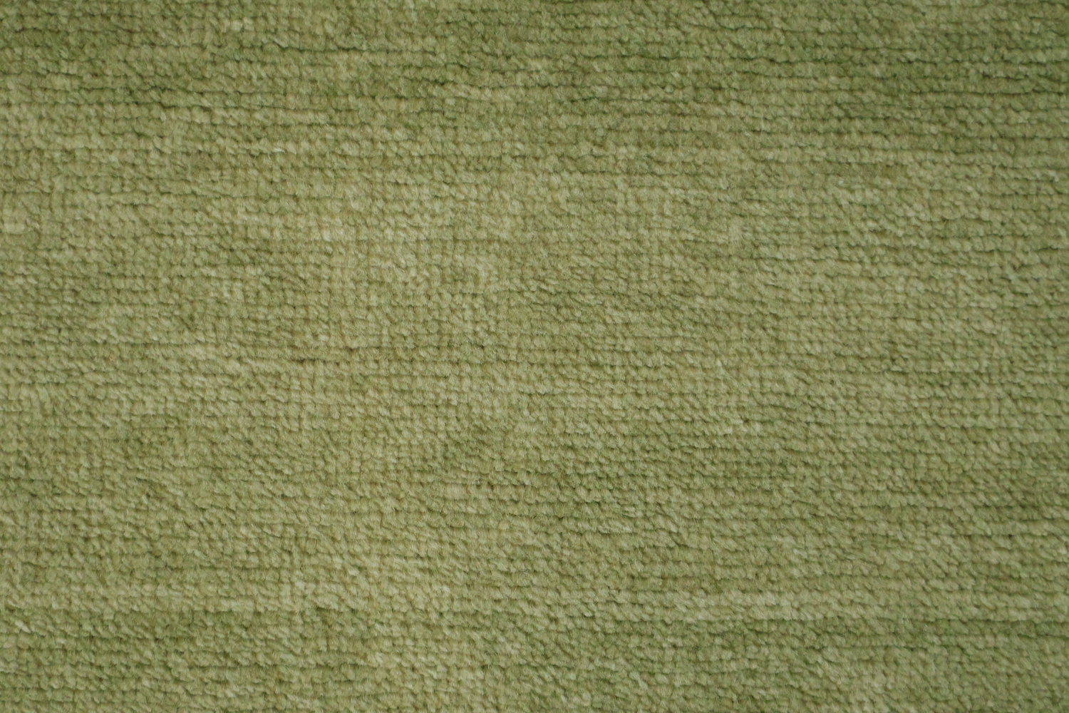 Contemporary Minimalist Gabbeh Persian Runner Rug in Subtle Olive Green 3x9 ft
