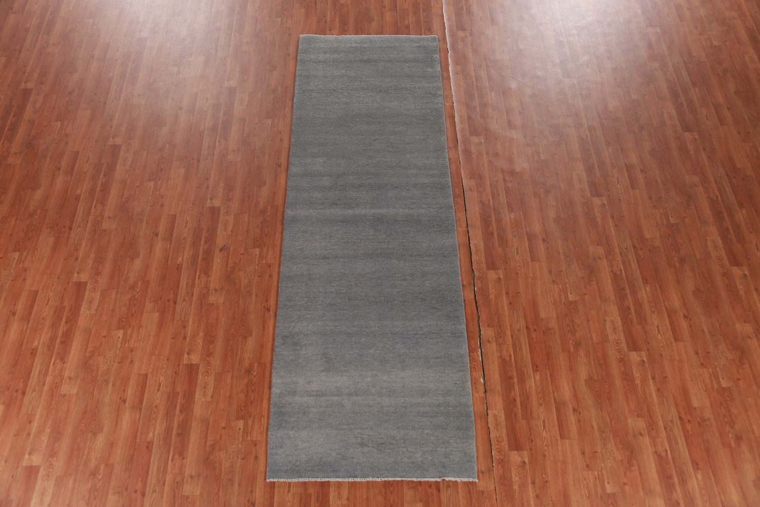 Vegetable Dye Gray Gabbeh Persian Runner Rug 3x10