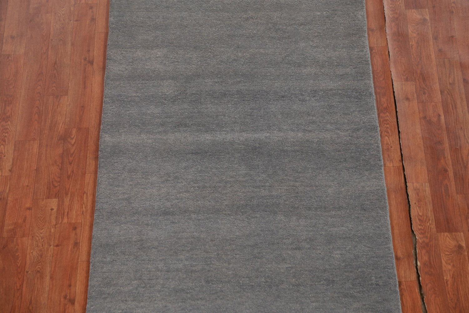 Vegetable Dye Gray Gabbeh Persian Runner Rug 3x10